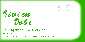 vivien dobi business card